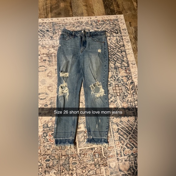 Abercrombie curve love mom jeans - Picture 1 of 1